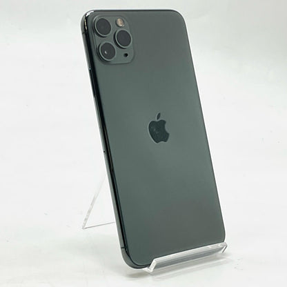 【全額返金保証】【最速発送】Apple iPhone iPhone 11 Pro Max 256GB ミッドナイトグリーン Softbank SIMフリー 白ロム 動作確認済 78%