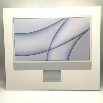【全額返金保証】【最速発送】Apple iMac 24インチ Apple M1 8GB SSD 256GB シルバー 美品 動作確認済