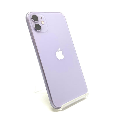 【全額返金保証】【最速発送】Apple iPhone iPhone 11 128GB パープル Softbank SIMフリー 白ロム 動作確認済 83%