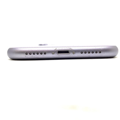 【全額返金保証】【最速発送】Apple iPhone iPhone 11 128GB パープル Softbank SIMフリー 白ロム 動作確認済 83%