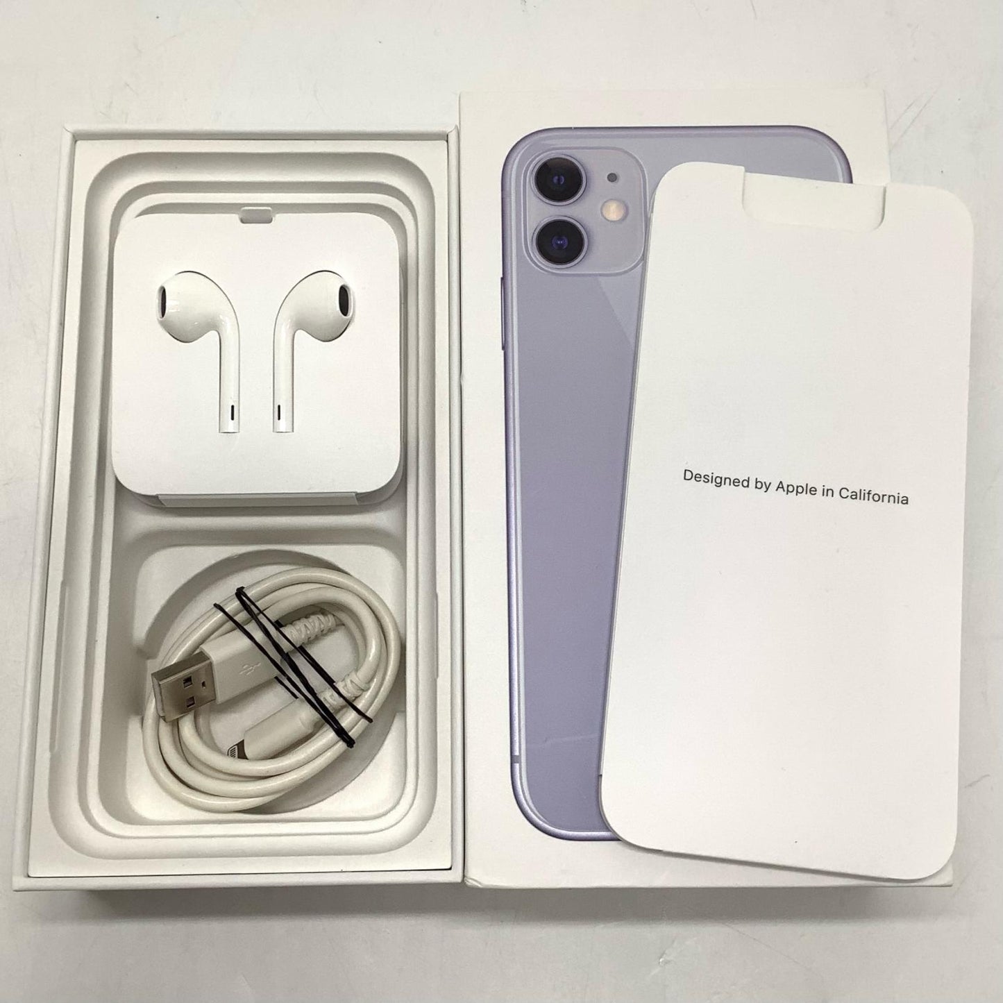 【全額返金保証】【最速発送】Apple iPhone iPhone 11 128GB パープル Softbank SIMフリー 白ロム 動作確認済 83%