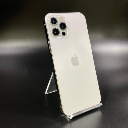 【全額返金保証】【最速発送】Apple iPhone iPhone 12 Pro 128GB シルバー docomo SIMフリー 白ロム 動作確認済 79%