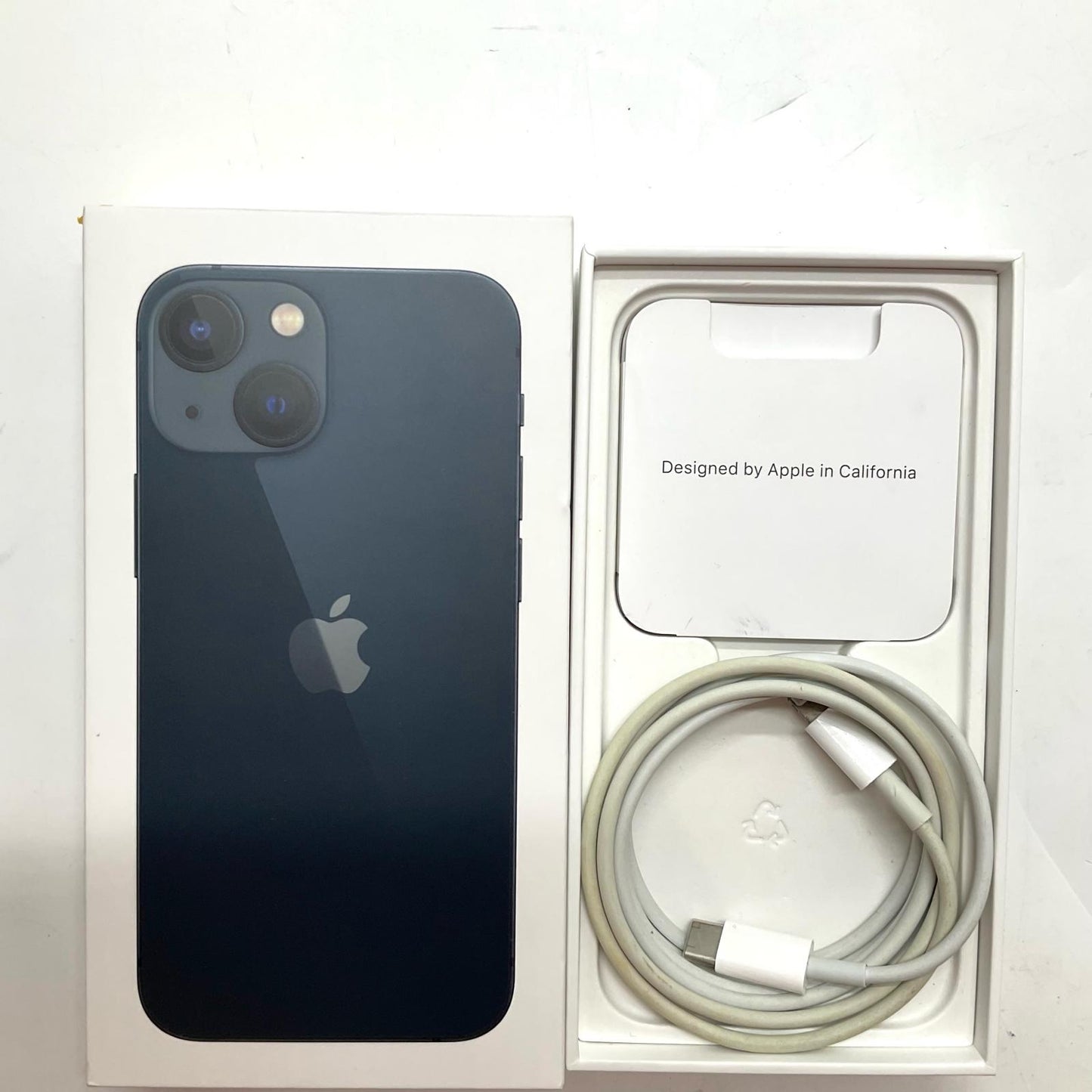 【全額返金保証】【最速発送】Apple iPhone iPhone 13 mini 128GB ミッドナイト au SIMフリー 白ロム 動作確認済 87%