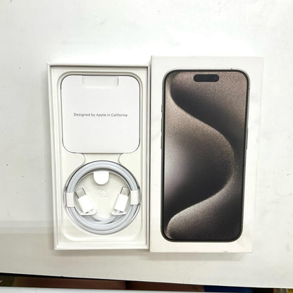 【全額返金保証】【最速発送】Apple iPhone iPhone 15 Pro 256GB ナチュラルチタニウム SIMフリー 超美品 動作確認済 100%