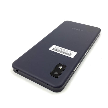 【最速発送】SHARP AQUOS wish3 64GB ブラック Softbank A302SH 白ロム【難有】
