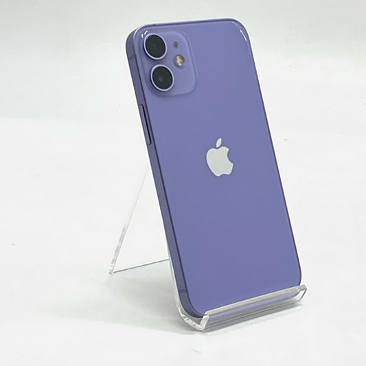 【全額返金保証】【最速発送】Apple iPhone iPhone 12 128GB パープル au 白ロム 動作確認済 84%