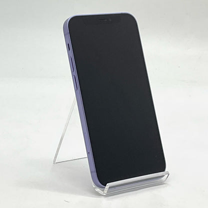 【全額返金保証】【最速発送】Apple iPhone iPhone 12 128GB パープル au 白ロム 動作確認済 84%