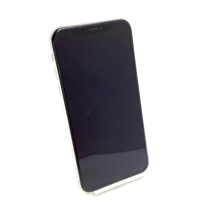 【最速発送】Apple iPhone iPhone X 256GB シルバー au 白ロム【難有】 100%