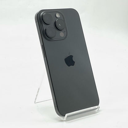 【全額返金保証】【最速発送】Apple iPhone iPhone 15 Pro 256GB ブラックチタニウム Softbank 動作確認済 86%