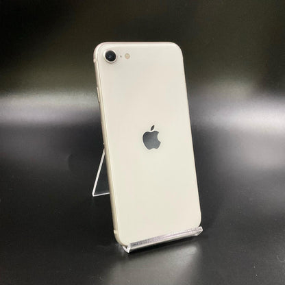 【全額返金保証】【最速発送】Apple iPhone iPhone SE（第3世代） 64GB スターライト Softbank 白ロム 動作確認済 87%