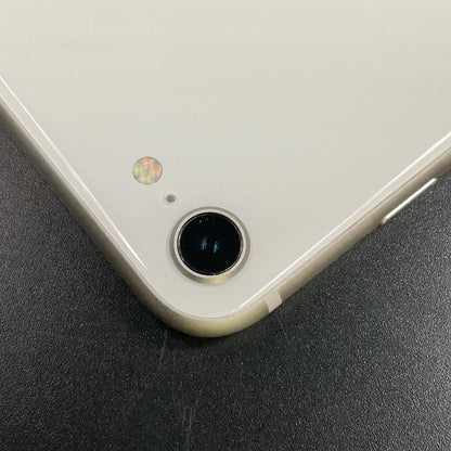 【全額返金保証】【最速発送】Apple iPhone iPhone SE（第3世代） 64GB スターライト Softbank 白ロム 動作確認済 87%