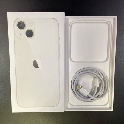 【全額返金保証】【最速発送】Apple iPhone iPhone 13 128GB スターライト Softbank 動作確認済 74%