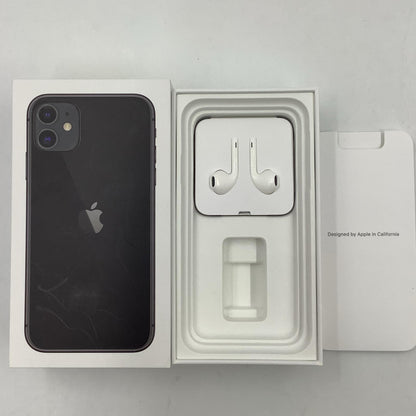 【全額返金保証】【最速発送】Apple iPhone iPhone 11 64GB ブラック Softbank 白ロム 動作確認済 97%