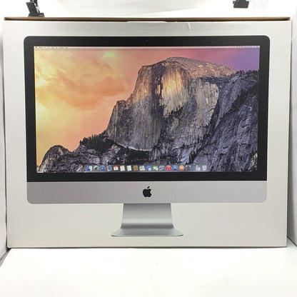 【全額返金保証】【最速発送】Apple iMac 27インチ Intel Core i5 3.5GHz 24GB SSD 128GB シルバー 動作確認済