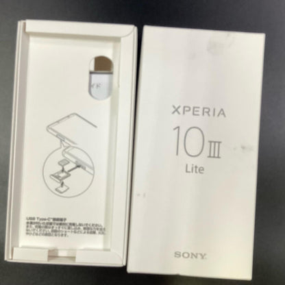 【全額返金保証】【最速発送】Sony Xperia 10Ⅲ Lite 64GB SIMフリー XQ-BT44 白ロム 超美品 動作確認済