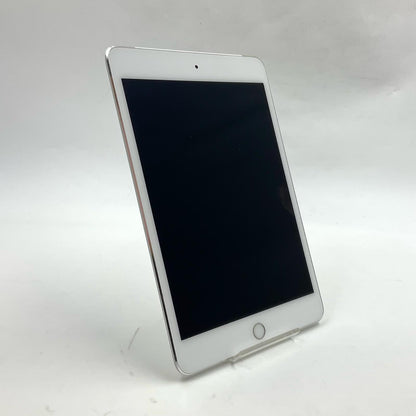 【全額返金保証】【最速発送】Apple iPad mini 7.9インチ 第4世代 128GB シルバー WiFi+Cellular docomo 白ロム 動作確認済