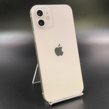 【全額返金保証】【最速発送】Apple iPhone iPhone 12 256GB ホワイト docomo SIMフリー 白ロム 美品 動作確認済 97%