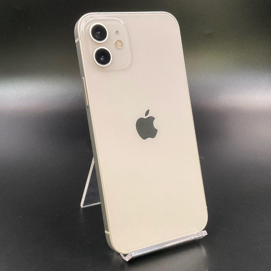 【全額返金保証】【最速発送】Apple iPhone iPhone 12 256GB ホワイト docomo SIMフリー 白ロム 美品 動作確認済 97%