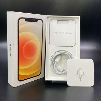 【全額返金保証】【最速発送】Apple iPhone iPhone 12 256GB ホワイト docomo SIMフリー 白ロム 美品 動作確認済 97%