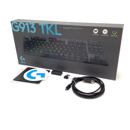 【全額返金保証】【最速発送】Logicool G913 TKL G913-TKL-TCBK 美品 動作確認済