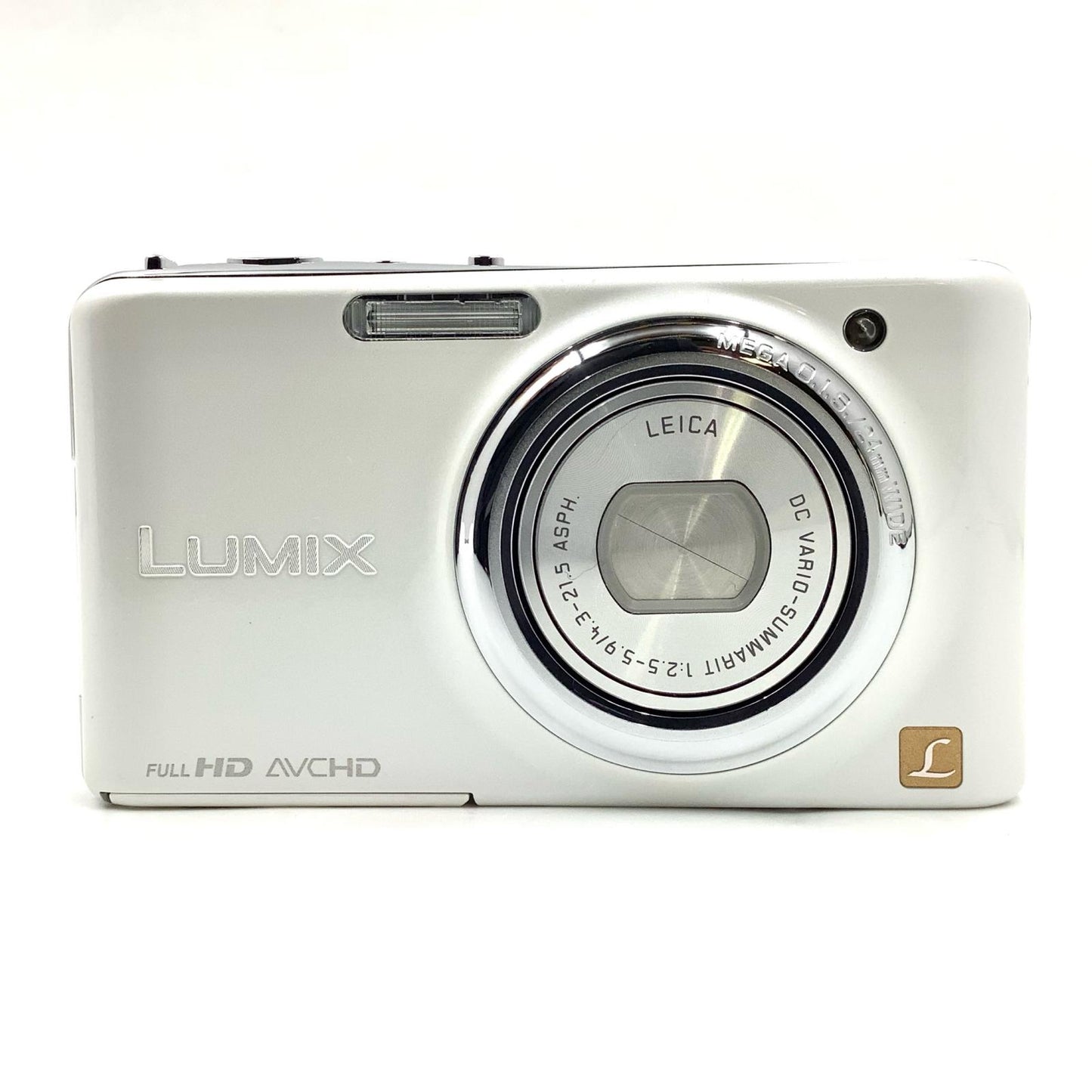 【全額返金保証】【最速発送】Panasonic コンパクトデジタルカメラ LUMIX DMC-FX77-W [リリーホワイト] 動作確認済