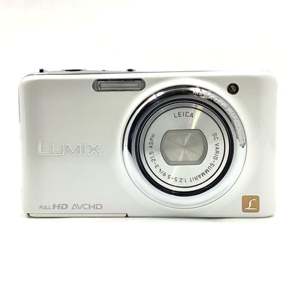 【全額返金保証】【最速発送】Panasonic コンパクトデジタルカメラ LUMIX DMC-FX77-W [リリーホワイト] 動作確認済
