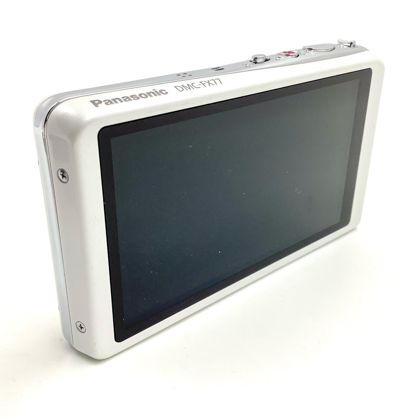 【全額返金保証】【最速発送】Panasonic コンパクトデジタルカメラ LUMIX DMC-FX77-W [リリーホワイト] 動作確認済