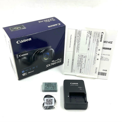 【全額返金保証】【最速発送】Canon コンパクトデジタルカメラ PowerShot SX740 HS [シルバー] 超美品 動作確認済