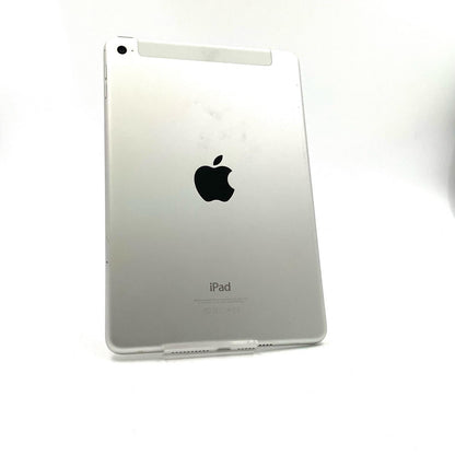 【全額返金保証】【最速発送】Apple iPad mini 7.9インチ 第4世代 128GB シルバー WiFi+Cellular au SIMフリー 白ロム 動作確認済