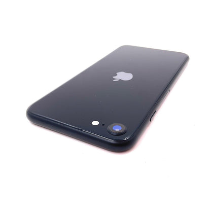 【全額返金保証】【最速発送】Apple iPhone iPhone SE（第3世代） 64GB ミッドナイト au SIMフリー 白ロム 動作確認済 81%