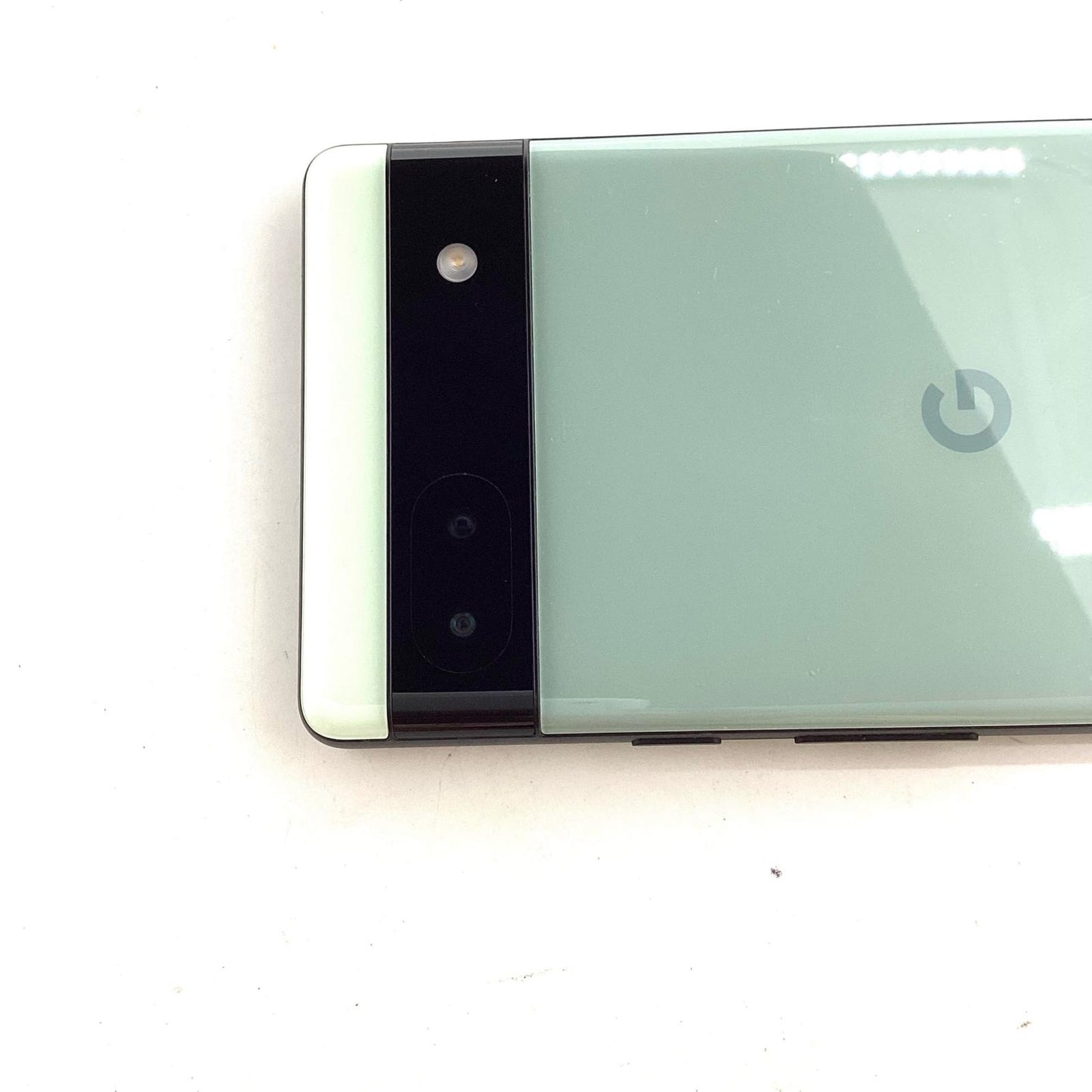 【全額返金保証】【最速発送】Google Pixel 6a 128GB Sage au GB17L 白ロム 動作確認済