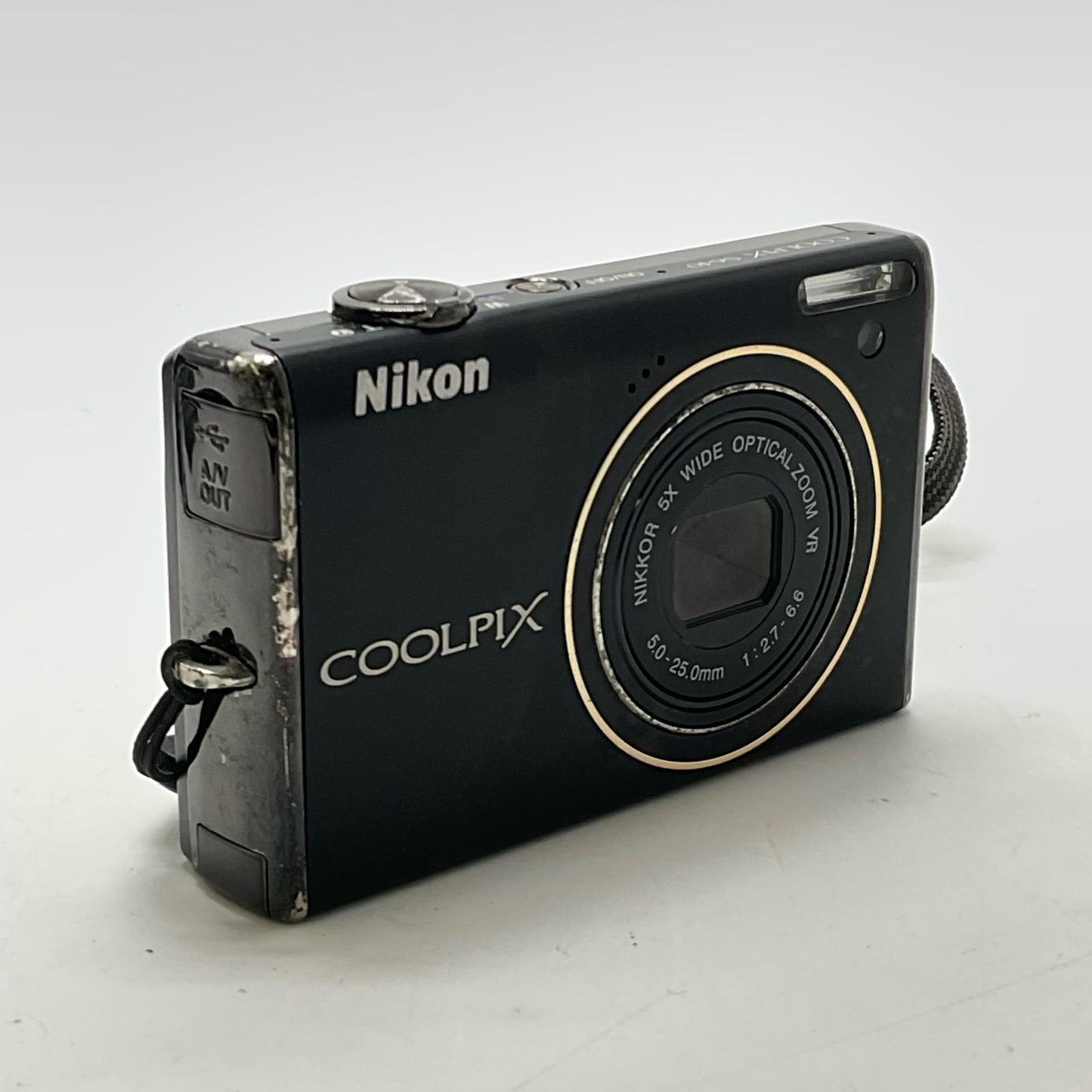【全額返金保証】【最速発送】Nikon コンパクトデジタルカメラ COOLPIX S640　ブラック 動作確認済