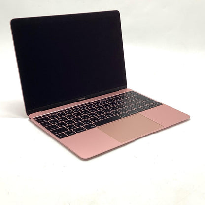 【全額返金保証】【最速発送】Apple MacBook 12インチ 2017 1.3GHz デュアルコア Intel Core i5 8GB SSD 512GB ローズゴールド 86.6% 動作確認済