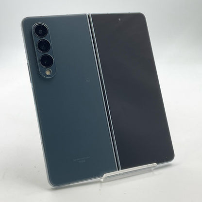 【全額返金保証】【最速発送】SAMSUNG Galaxy Z Fold4 256GB グレイグリーン au SCG16 動作確認済