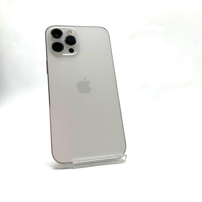 【全額返金保証】【最速発送】Apple iPhone iPhone 12 Pro Max 128GB シルバー docomo 白ロム 動作確認済 86%