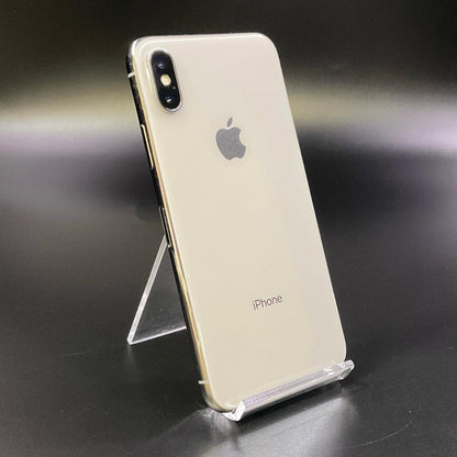 【最速発送】Apple iPhone iPhone X 64GB シルバー au 白ロム【難有】 63%