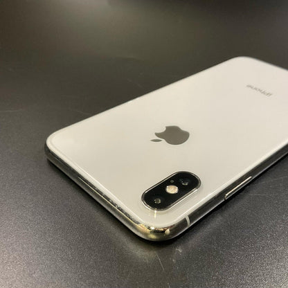 【最速発送】Apple iPhone iPhone X 64GB シルバー au 白ロム【難有】 63%
