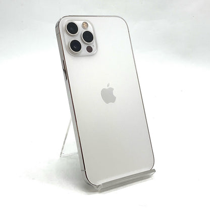 【全額返金保証】【最速発送】Apple iPhone iPhone 12 Pro 128GB シルバー docomo SIMフリー 白ロム 動作確認済 76%