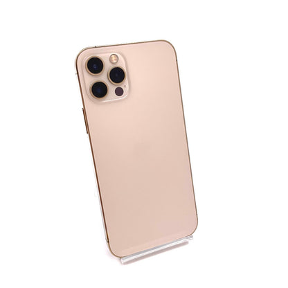 【全額返金保証】【最速発送】Apple iPhone iPhone 12 Pro 128GB ゴールド au SIMフリー 白ロム 動作確認済 85%