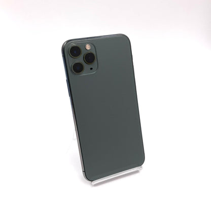 【最速発送】Apple iPhone iPhone 11 Pro 256GB ミッドナイトグリーン docomo SIMフリー 白ロム【難有】 74%