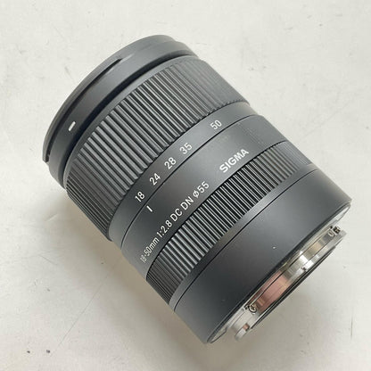 【全額返金保証】【最速発送】SIGMA 18-50mm F2.8 DC DN [ソニーE用] 動作確認済