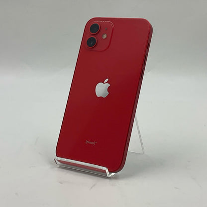 【全額返金保証】【最速発送】Apple iPhone iPhone 12 128GB レッド docomo SIMフリー 白ロム 動作確認済 96%
