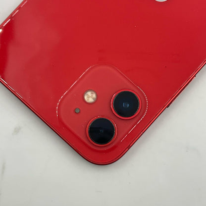 【全額返金保証】【最速発送】Apple iPhone iPhone 12 128GB レッド docomo SIMフリー 白ロム 動作確認済 96%