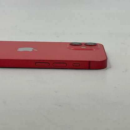 【全額返金保証】【最速発送】Apple iPhone iPhone 12 128GB レッド docomo SIMフリー 白ロム 動作確認済 96%