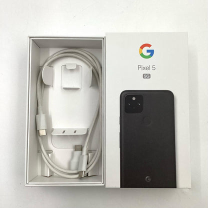 【全額返金保証】【最速発送】Google Pixel Google Pixel 5 128GB ジャストブラック Softbank G5NZ6 白ロム 動作確認済