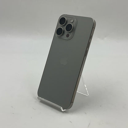 【全額返金保証】【最速発送】Apple iPhone iPhone 15 Pro Max 256GB ナチュラルチタニウム au SIMフリー 美品 動作確認済 94%