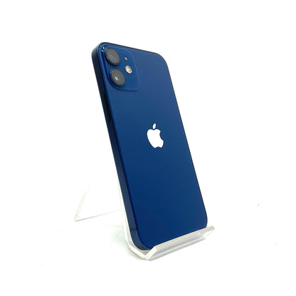 【全額返金保証】【最速発送】Apple iPhone iPhone 12 mini 128GB ブルー Softbank SIMフリー 白ロム 動作確認済 86%