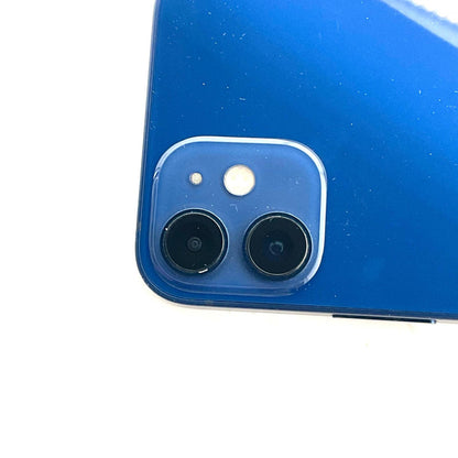 【全額返金保証】【最速発送】Apple iPhone iPhone 12 mini 128GB ブルー Softbank SIMフリー 白ロム 動作確認済 86%