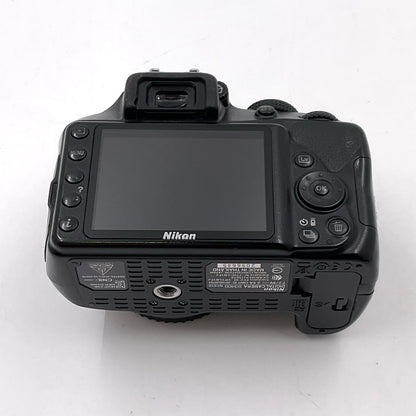 【全額返金保証】【最速発送】Nikon デジタル一眼 D3400 ボディ ブラック 動作確認済