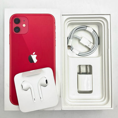 【全額返金保証】【最速発送】Apple iPhone iPhone 11 64GB (PRODUCT)RED Softbank SIMフリー 白ロム 動作確認済 77%